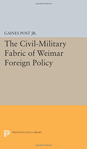 The Civil-Military Fabric of Weimar Foreign Policy [Paperback]