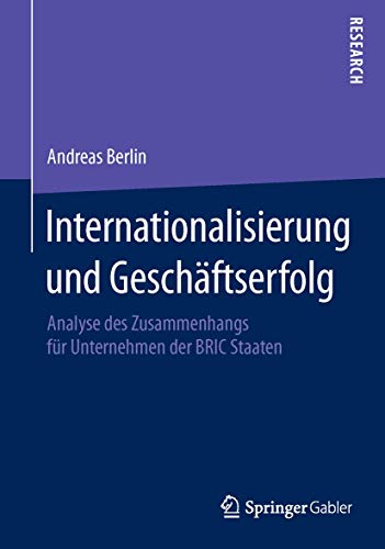 Internationalisierung und Geschftserfolg Analyse des Zusammenhangs fr Unterne [Paperback]