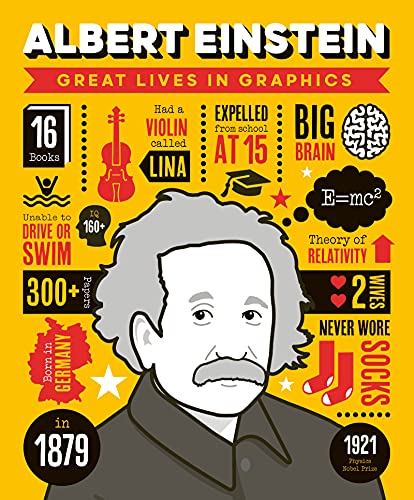 Great Lives in Graphics Albert Einstein [Hardcover]