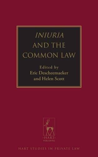 Iniuria and the Common Law [Hardcover]