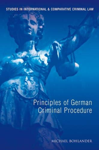 Principles of German Criminal Law [Paperback]
