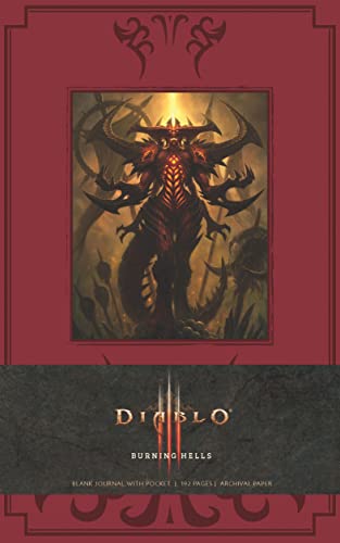 Diablo Burning Hells Hardcover Blank Journal [Hardcover]
