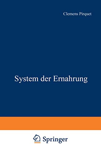 System der Ernhrung [Paperback]