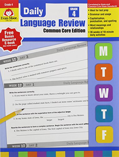 Daily Language Review, Grade 4 [Paperback]