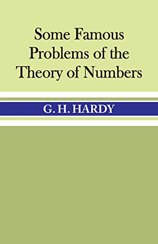 Some Famous Problems of the Theory of Numbers [Paperback]