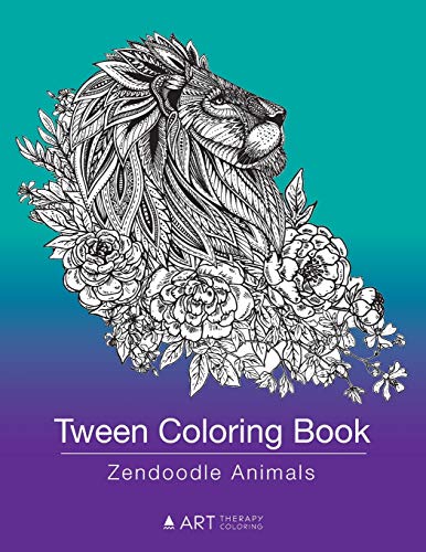 Tween Coloring Book Zendoodle Animals [Paperback]