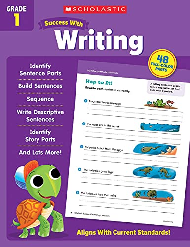 Scholastic Success with Writing Grade 1 Workbook [Paperback]