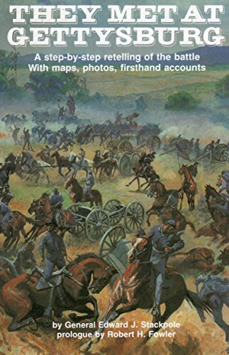 They Met at Gettysburg A step-by-step retelling of the battle with maps, photos [Paperback]