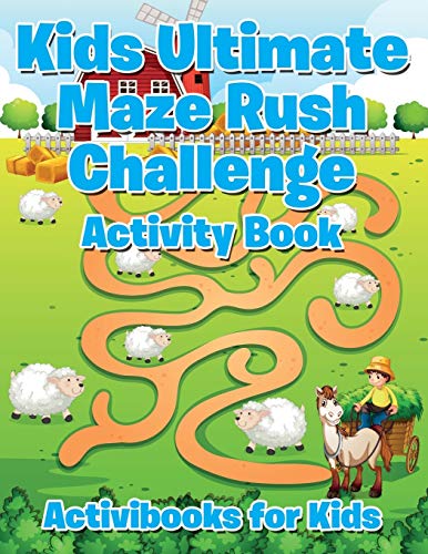 Kids Ultimate Maze Rush Challenge Activity Book [Paperback]