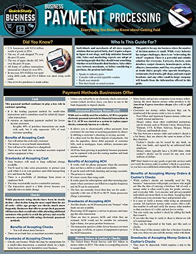 Payment Collection for Small Business QuickStudy Laminated Reference Guide to C [Fold-out book or cha]