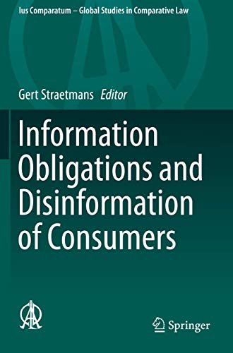 Information Obligations and Disinformation of Consumers [Paperback]