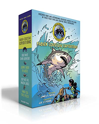 Fabien Cousteau Expeditions (Boxed Set) Great White Shark Adventure Journey un [Hardcover]