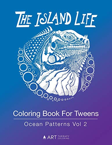 Coloring Book For Tweens Ocean Patterns Vol 2 [Paperback]