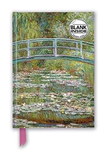 Claude Monet Bridge over a Pond of Water Lilies (Foiled Blank Journal) [Notebook / blank boo]