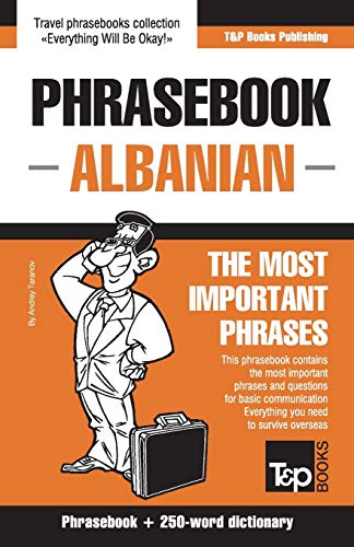 English-Albanian Phrasebook and 250-Word Mini Dictionary [Paperback]