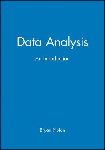 Data Analysis An Introduction [Hardcover]