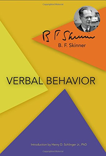 Verbal Behavior [Paperback]