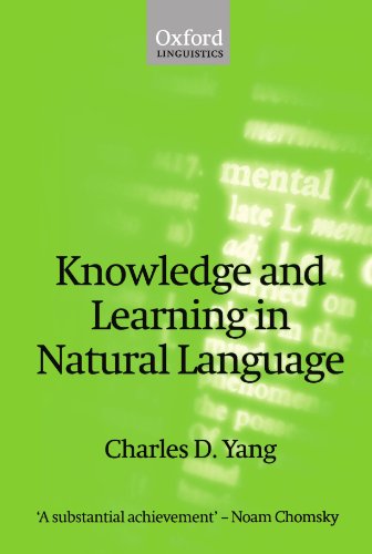 Knowledge and Learning in Natural Language [Paperback]
