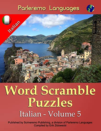 Parleremo Languages Word Scramble Puzzles Italian - Volume 5 [Paperback]