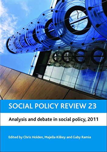 Social Policy Review 23 Analysis and Debate in Social Policy, 2011 [Hardcover]