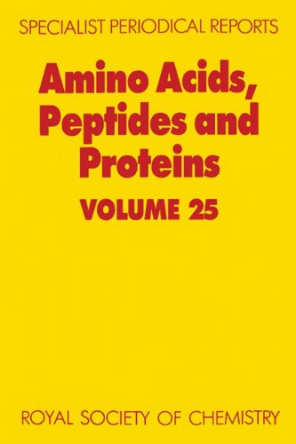 Amino Acids, Peptides and Proteins Volume 25 [Hardcover]