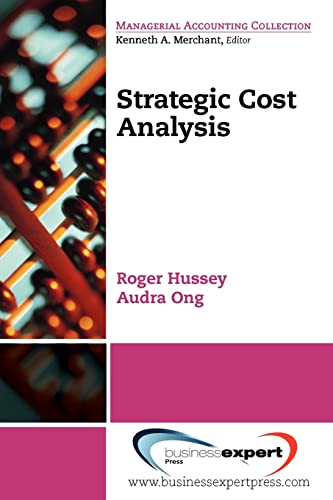 Strategic Cost Analysis [Paperback]