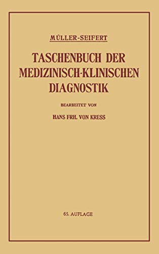 Taschenbuch der Medizinisch-Klinischen Diagnostik [Paperback]