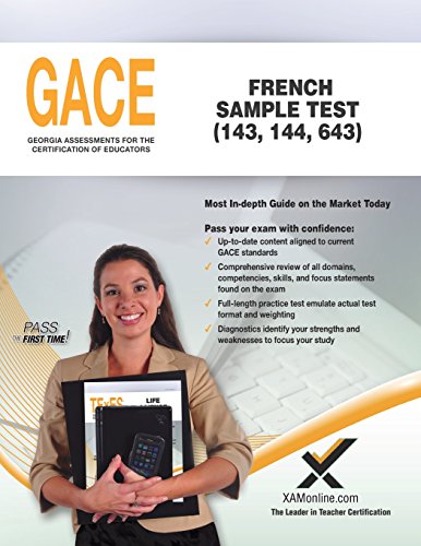 GACE French Sample Test 143, 144, 643 [Paperback]