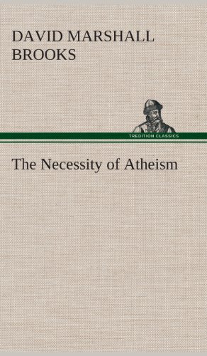 Necessity of Atheism [Hardcover]