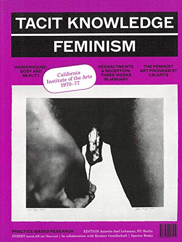 Tacit Knowledge Post Studio/Feminism CalArts 1970&82111977 [Paperback]