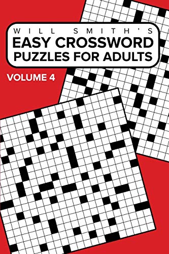 Easy Crossword Puzzles For Adults - Volume 4 [Paperback]
