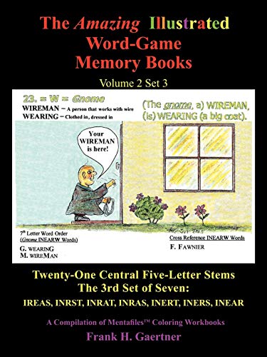 Amazing Illustrated Word-Game Memory Books Set 3  Twenty-One Central Five-Lette [Paperback]