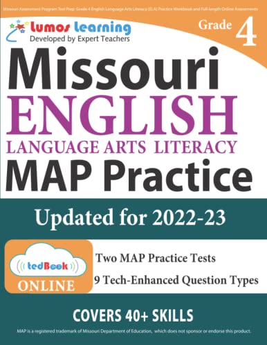 Missouri Assessment Program Test Prep Grade 4 English Language Arts Literacy (E [Paperback]