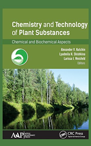 Chemistry and Technology of Plant Substances Chemical and Biochemical Aspects [Hardcover]