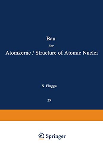 Structure of Atomic Nuclei / Bau der Atomkerne [Paperback]