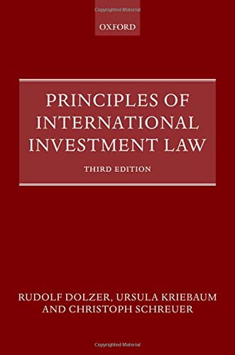 Principles of International Investment Law [Paperback]