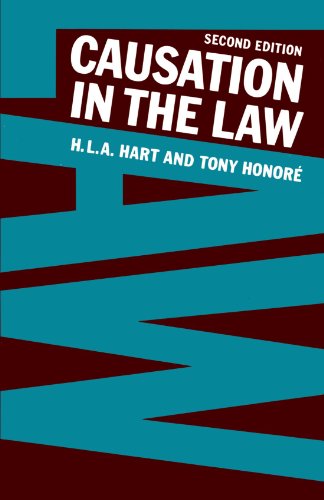 Causation in the Law [Paperback]