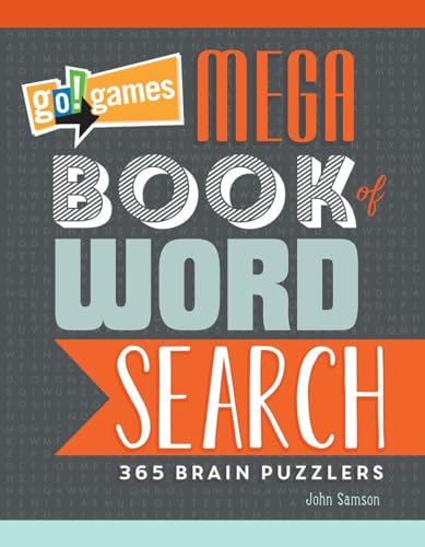 GoGames Mega Book of Word Search 365 Brain Puzzlers [Paperback]
