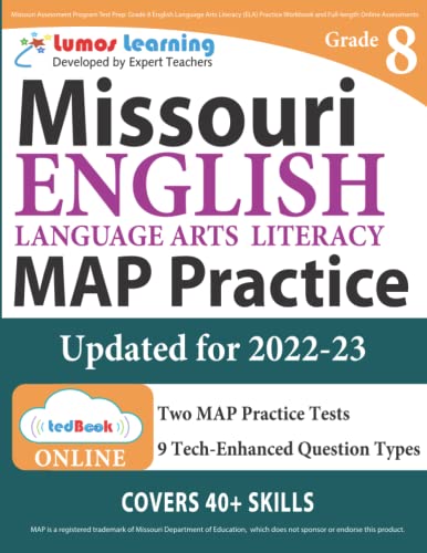 Missouri Assessment Program Test Prep Grade 8 English Language Arts Literacy (E [Paperback]