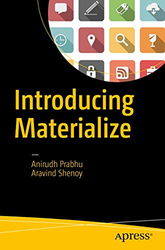 Introducing Materialize [Paperback]