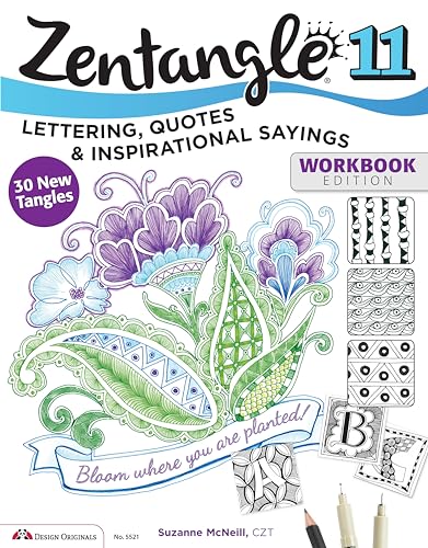 Zentangle 11 Lettering, Quotes, and Inspirational Sayings [Paperback]