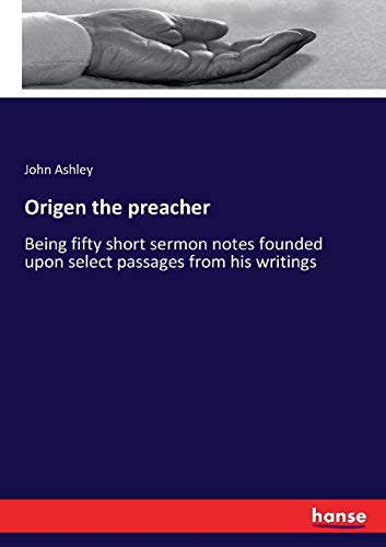 Origen the Preacher [Paperback]