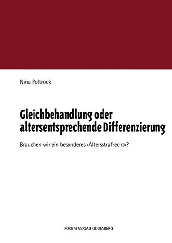 Gleichbehandlung Oder Altersentsprechende Differenzierung (german Edition) [Paperback]