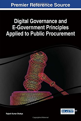 Digital Governance and e-Government Principles Applied to Public Procurement [Hardcover]