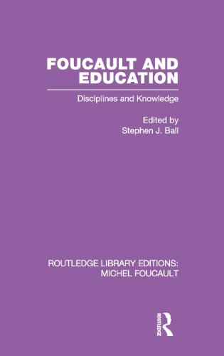 Foucault and Education Disciplines and Knowledge [Hardcover]