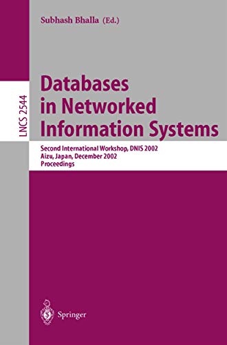 Databases in Networked Information Systems Second International Workshop, DNIS  [Paperback]