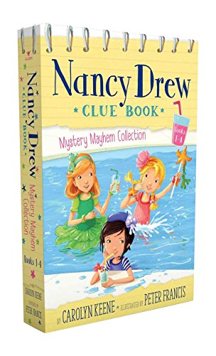 Nancy Drew Clue Book Mystery Mayhem Collection Books 1-4 (Boxed Set) Pool Party [Paperback]