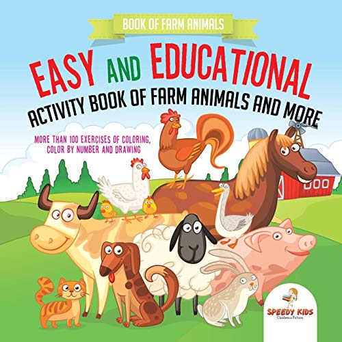 Book of Farm Animals. Easy and Educational Activity Book of Farm Animals and Mor [Paperback]