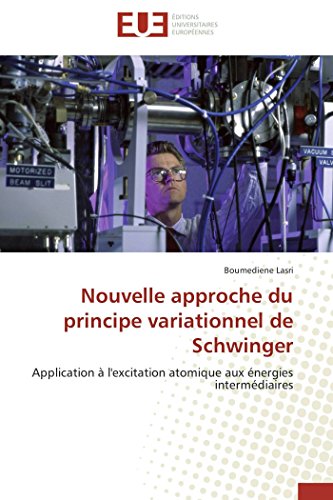 Nouvelle Approche Du Principe Variationnel De Schwinger Application  L'excitat [Paperback]