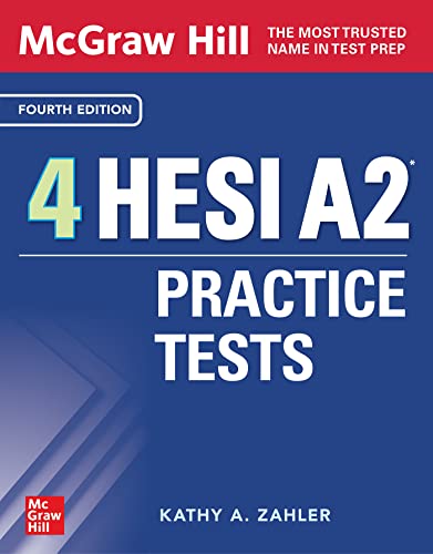 McGraw-Hill 4 HESI A2 Practice Tests, Fourth Edition [Paperback]